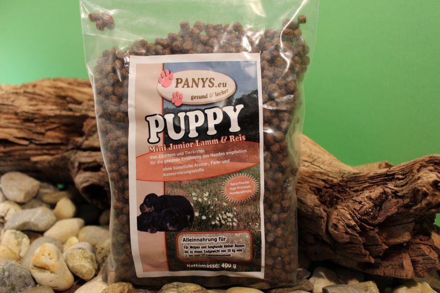 Puppy Mini (Junior) Lamm & Reis für heranwachsende Hunde Testangebot 2 x 400g zum Preis von 1